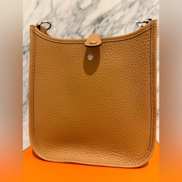 Hermes MiNi Evelyne Leather Crossbody, Shoulder Women's Bag, BNIB - Picture 9 of 13